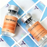 Etiquetas Farmacéuticas Personalizadas de 3ml y 10ml para Productos de Péptidos Naturales