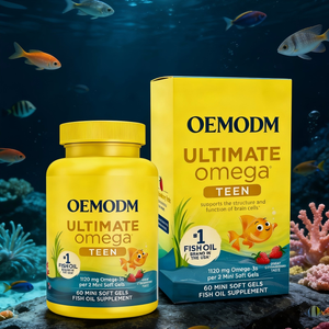 Integratore Alimentare Omega-3 per Adolescenti a Marchio Privato - 1120mg Capsule Softgel (Senza OGM, Senza Glutine) OEM/ODM - Product Image 5