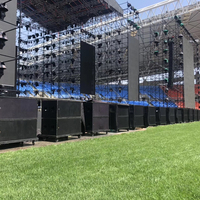 Sistema de Audio TP218 con Doble Subwoofer de 18 Pulgadas, 1600W, Equipo de Sonido Profesional para Bodas, Fiestas y Eventos al Aire Libre