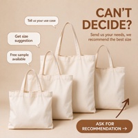 Sac fourre-tout en toile personnalisé avec logo, écologique et réutilisable, idéal pour les trajets quotidiens, 6oz 8oz 10oz 12oz 14oz 16oz