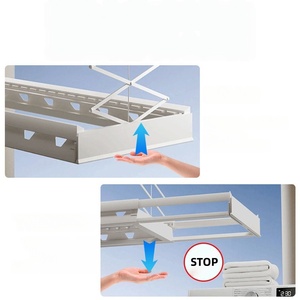 Hidden home balcony remote control lifting intelligent automatic embedding voice invisible electric drying rack - Product Image 4