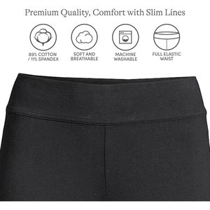 FOXA Pantalon slim taille mi-haute pour femme, coupe droite, en tissu tricoté respirant, motif étoile de mer - Product Image 3