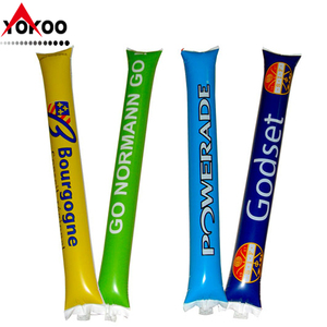 Bastones Inflables de PE Biodegradables Económicos con Impresión de Logotipo Personalizado para Partidos de Fútbol, Bastones de Animación - Product Image 4