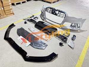 Kit de conversion de pare-chocs avant <span class=keywords><strong>RS6</strong></span> Look pour <span class=keywords><strong>Audi</strong></span> A6 S6 C7.5 16-18 avec séparateur - Product Image 3