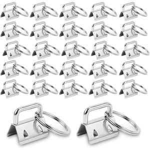 Porte-clés porte-clés en métal plaqué couleur pour ruban - Product Image 2