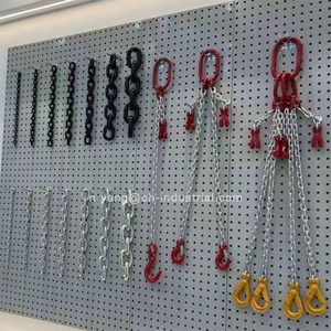 Élingue de levage en acier allié pour moteur, <span class=keywords><strong>crochet</strong></span> de levage à chaîne G80 G100, 2 ou 4 brins, pour conteneurs, certifiée ISO - Product Image 6