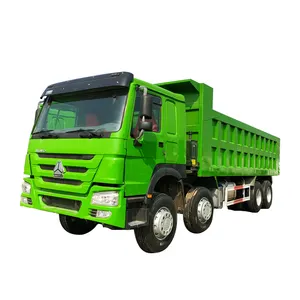 2015-2022 usado SINO Howo 8x4 12 ruedas minería volquete camiones volquete mano izquierda Sinotrack 8*4 camión volquete de arena para la venta