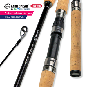<span class=keywords><strong>Canne</strong></span> à pêche spinning en fibre de carbone 2,1 m, 1 section, guides en céramique, action rapide, pour la pêche au bar et au snapper – Vente en gros, personnalisable, eau salée et eau douce - Product Image 4
