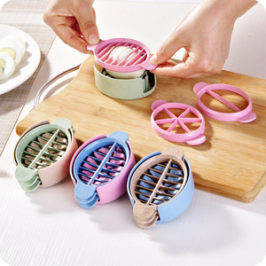 Affettatrice per Uova da Cucina Bestseller, Utensile Manuale in Plastica per Uova e Uova d'Anatra - Product Image 4