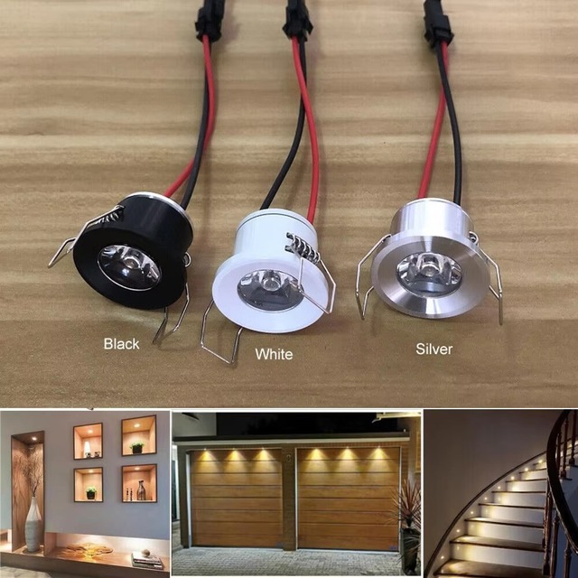 Mini 220v Led Spotlights 1W/3W 12v 24v Recessed Downlight Dimmable Ceiling Spotlight IP65 Rated Ra90 3-Year Warranty for