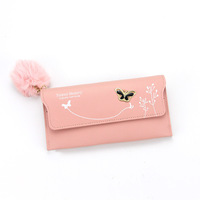 Portefeuille Long en cuir Pu pour femme, pochette, bourse de luxe, nouveau Design, à loquet, bon marché
