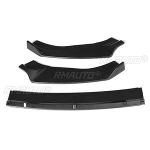 New 3 Pieces <b>Car</b> Front Bumper Splitter Lip <b>Diffuser</b> Spoiler Cover Guard <b>for</b> Volkswagen <b>for</b> VW Golf MK7 MK7.5 GTI R GTD 2014-2019 - Product Image 4