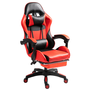 Silla gamer cadeira de escritório, cadeira de couro pu confortável, reclinável, cadeira giratória com colchão - Product Image 6