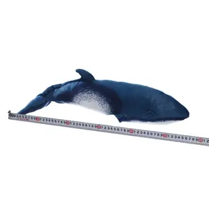 厂家CPC促销礼品毛绒玩具水族箱仿真鱼玩具海洋动物55CM鲸鱼毛绒玩具