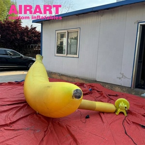 Plátano inflable gigante de 3m personalizado para supermercado de frutas promoción al aire libre con logotipo personalizable - Product Image 2