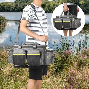 Échantillon Gratuit : Sac Organisateur de Moulinets de Pêche Surfcasting en PVC avec Porte-Canne pour Accessoires de Lancer Bassdash - Product Image 4