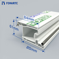 Style turc Haute Qualité 61MM Casement Extrudé Pvc Windows Portes UPVC Profils