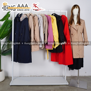 KungFu KingAAA Trench Corto Retrò con <span class=keywords><strong>Cintura</strong></span> da Donna, Giacca Invernale Vintage Usata di Seconda Mano, Giacca Avvolgente in Vita, Abbigliamento Casual Streetwear - Product Image 5