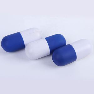 Pelota Antiestrés de PU en Forma de Cápsula, Juguete Suave Promocional, Alivia el Estrés, con Logotipo Personalizado - Product Image 4
