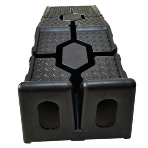 Rampa de elevación de servicio de coche de alta resistencia, reparación de vehículos de garaje portátil móvil ajustable, rampas de servicio de coche de plástico duraderas - Product Image 1