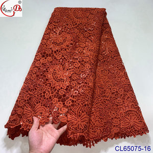 Lisami Thiết Kế Thời Trang Mới Sequin Lưới Đầy Đủ Shinning Thêu Vải Ren - Product Image 6