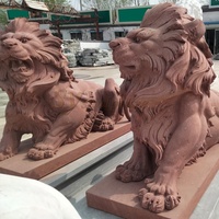Statues de lion en marbre Statue de lion porte Mable à vendre Statues de lion pour porte
