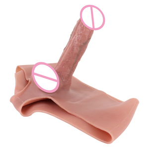 SXXY silicone extender pantaloni imbracatura per gli uomini allungamento del pene extender ritardo eiaculazione cavi dildo pantaloni - Product Image 6