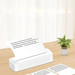 Mini Portable Mobile Printer A4 Paper Size Large Capacity Battery Usb Home Business Mobile Printer