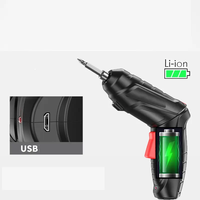 Vente chaude 47 pièces pliable 3.6V Mini batterie au lithium portable ensemble tournevis électrique