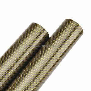 Tube <span class=keywords><strong>en</strong></span> <span class=keywords><strong>fibre</strong></span> de carbone personnalisé, léger, tissage sergé 3K, pour bras de drone de protection des plantes - Product Image 5