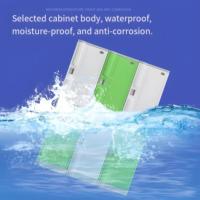 Armoire de rangement en plastique colorée moderne à 3 portes avec serrure à clé, idéale pour hôpitaux et écoles, également utilisable comme casier intelligent ou boîte de plage - Prix usine