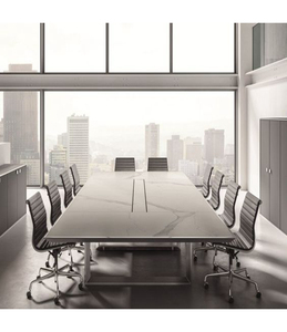 Ổ cắm điện sạc không dây bề mặt rắn Bàn hội nghị với <span class=keywords><strong>Pop</strong></span> Up Box - Product Image 5