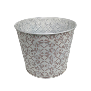 Pots de fleurs décoratifs, <span class=keywords><strong>en</strong></span> fer, style rétro, cour de <span class=keywords><strong>jardin</strong></span>, ornement pour pots de fleurs, bassin réception, seau <span class=keywords><strong>en</strong></span> métal - Product Image 1