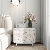 Stiker Dinding 3D Bunga Modern Desain Modern Perekat Sendiri Tahan Air Wallpaper Lepas Tempel untuk Ruang Tamu