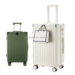 Meest Duurzame Bagage Sets Reizen Koffer Set 4 Wheel Soft Shell Bagage Set Carry Op <span class=keywords><strong>Trolley</strong></span> Reizen Koffer Met Wielen - Product Image 2