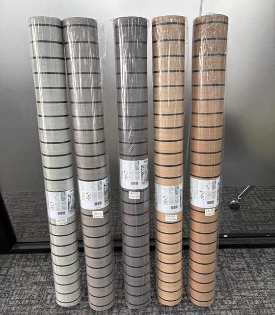 Herringbone Design Office Wallpaper Stickers Stripe Black Peel Stick Tile Wall Paper Matte Color for Home Wall Decor