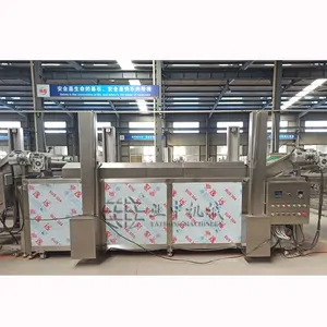 Yazhong Industriële Friteuse Commerciële Gas Chips Transportband Friteuse Machine Voor Koekenpan Aardappel