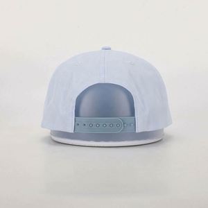 BSCI Wholesale Custom OEM Design Trendy 5 Panel Sport <b>Flat</b> Brim Performance Outdoor Adjustable <b>Hat</b> Embroidery Logo Polyester - Product Image 5