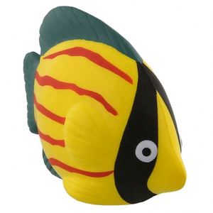 Jouet en mousse PU personnalisé avec logo promotionnel - Forme de poisson tropical coloré, balle anti-stress relaxante, jouet à presser en forme d'animal poisson, personnalisable - Product Image 1