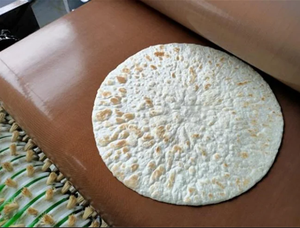 Máquina para hacer pan plano árabe PLC de 6-40cm para Burrito <span class=keywords><strong>mexicano</strong></span> Tacos Tortilla Chip Machine Thin Crepe Roast Duck Pancake Maker - Product Image 5