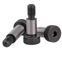 Vis à tête cylindrique à embase de précision en acier au carbone et acier allié, oxyde noir, grade 12.9 ISO 7379, tailles M5 à M10 pour le positionnement
