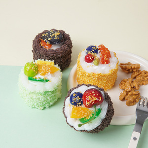 Perfect Gift for Busy Days Age-Appropriate Bonus PU Mousse Cake <b>Squishy</b> Toy Slow Rebounding for Stress Relief - Product Image 3