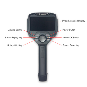 Caméra d'inspection vidéo <span class=keywords><strong>portable</strong></span> Weipuss avec objectif industriel de 1,8 mm, câble de <span class=keywords><strong>test</strong></span> de 1 m, articulation joystick à 360 degrés, CMOS - Product Image 5
