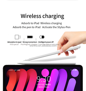 Stylet actif sans fil WK011B pour <span class=keywords><strong>iPad</strong></span> avec rejet de la paume, attraction magnétique, pointe remplaçable en métal et plastique - Product Image 2