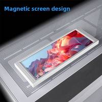 Écran LCD secondaire pour PC, moniteur de surveillance matériel, mode vertical/horizontal, DIY, pour ordinateur de jeu, panneau IPS magnétique de 6,86 pouces