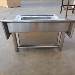 Stainless Steel <b>Floor</b> Standing <b>Mop</b> Sink 45mm Thickness For Home Canteen School Use - Product Image 1
