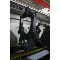 Mesin Bubut CNC Flat Bed Heavy Duty CK61125 3000mm Horizontal untuk Pemutaran Logam, Mesin Bubut CNC Plat Logam Baru Warna Abu-abu