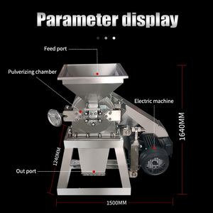 Stainless Steel Milling Spice Machine Grain Making Cassava <b>Powder</b> Grinding Machine <b>Ginger</b> <b>Powder</b> Grinding Machine/ Paper Grainin - Product Image 3