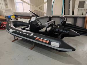 Barco de aluminio inflable RIB 390 de doble casco de aluminio semirrígido de 13 pies <span class=keywords><strong>con</strong></span> <span class=keywords><strong>motor</strong></span> deportivo velocidad rescate baot - Product Image 4