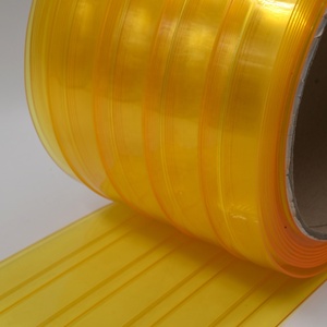Rideaux de porte en PVC souple anti-insectes de couleur <span class=keywords><strong>orange</strong></span> jaune fabriqués en Chine - Product Image 6